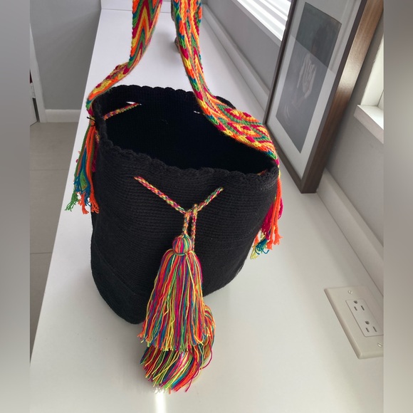 🎁 NEW Wayuu Handmade Mochila Bag Crossbody Made in Colombia - Picture 6 of 8